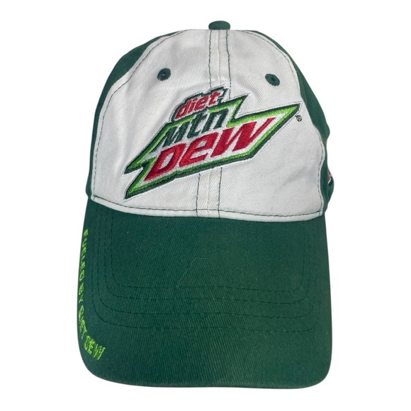 Chase Authentics NASCAR Diet Mountain Dew #88 Dale Jr Adjustable Hat - Picture 1 of 8